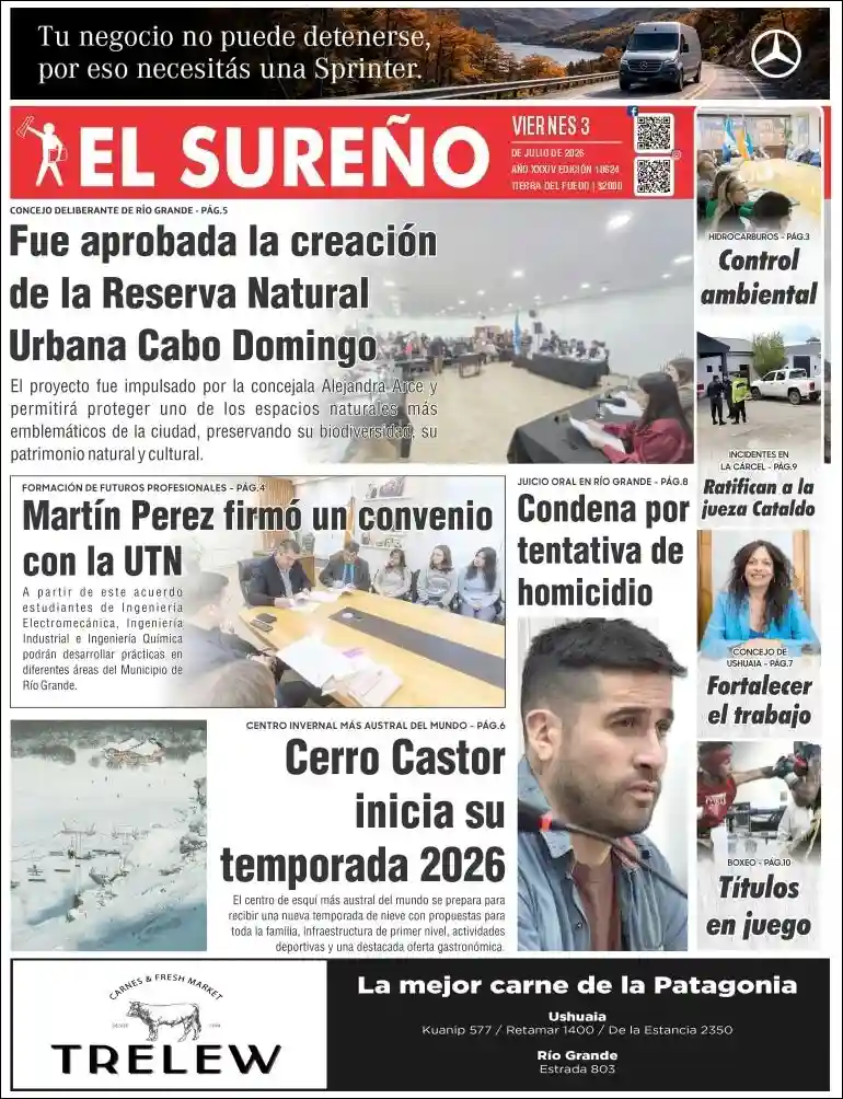 Estudios Max | CADENA PUEBLO NOTICIAS - Tapa del diario El Sureño